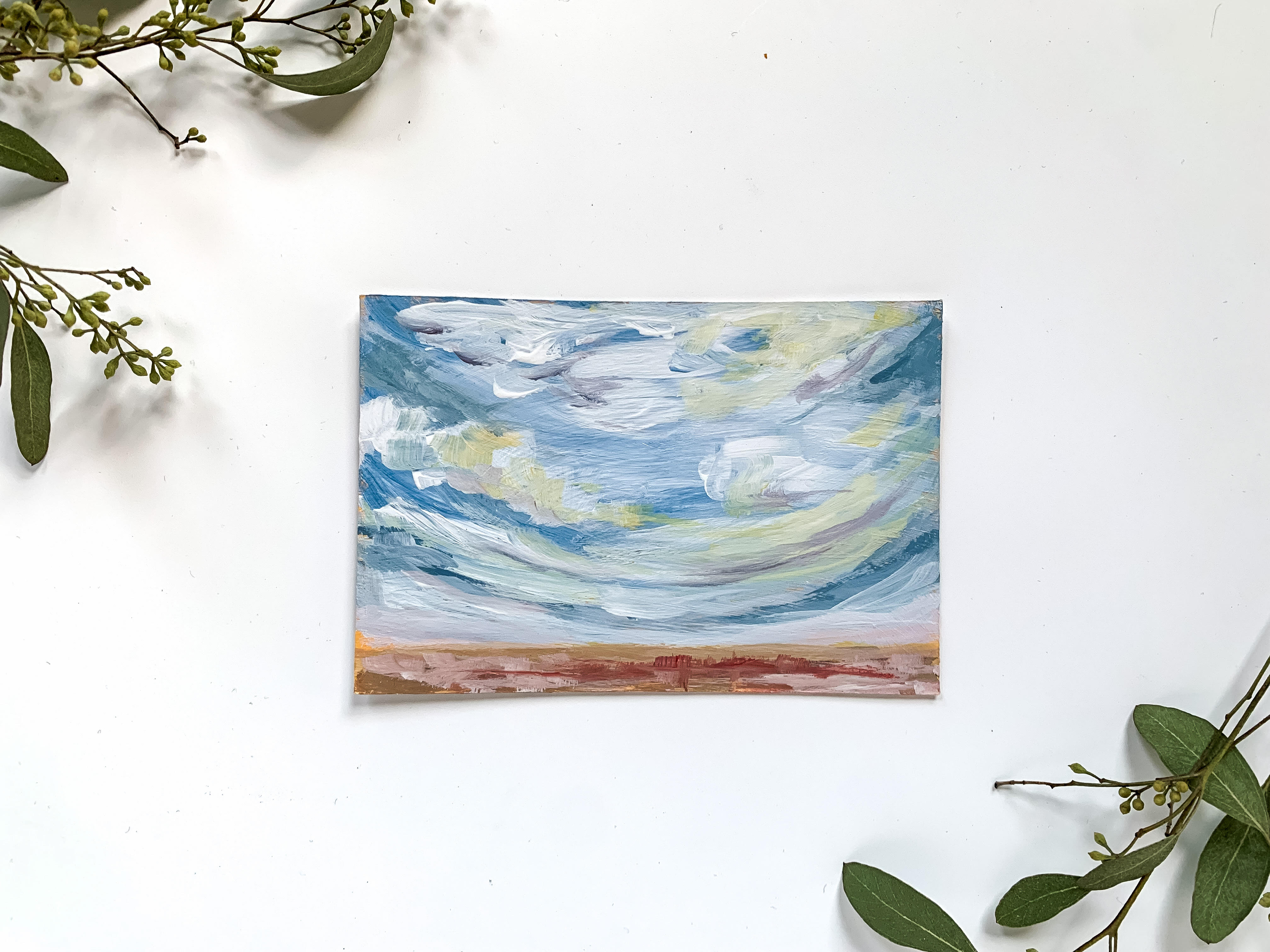 acrylic landscape painting