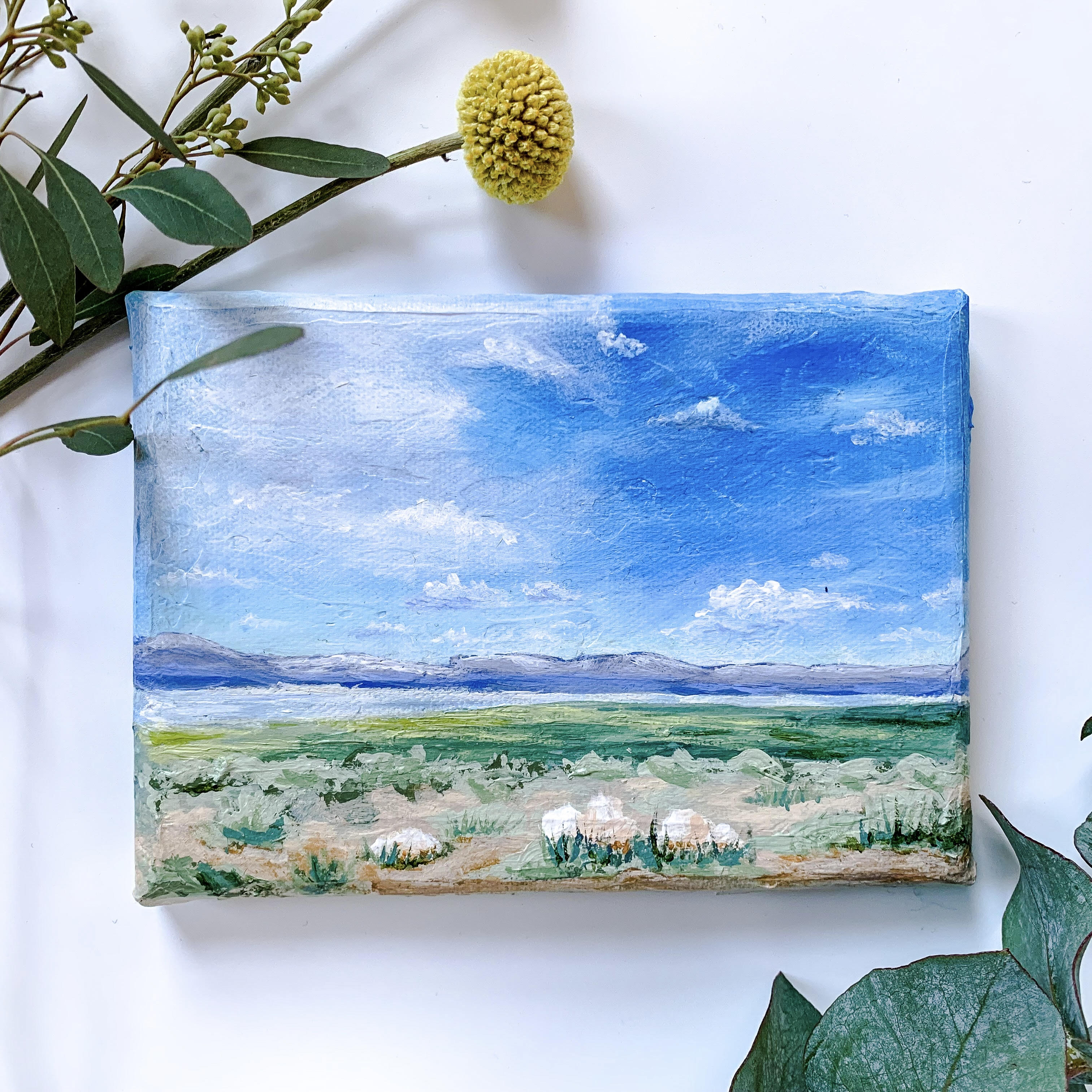 acrylic landscape painting