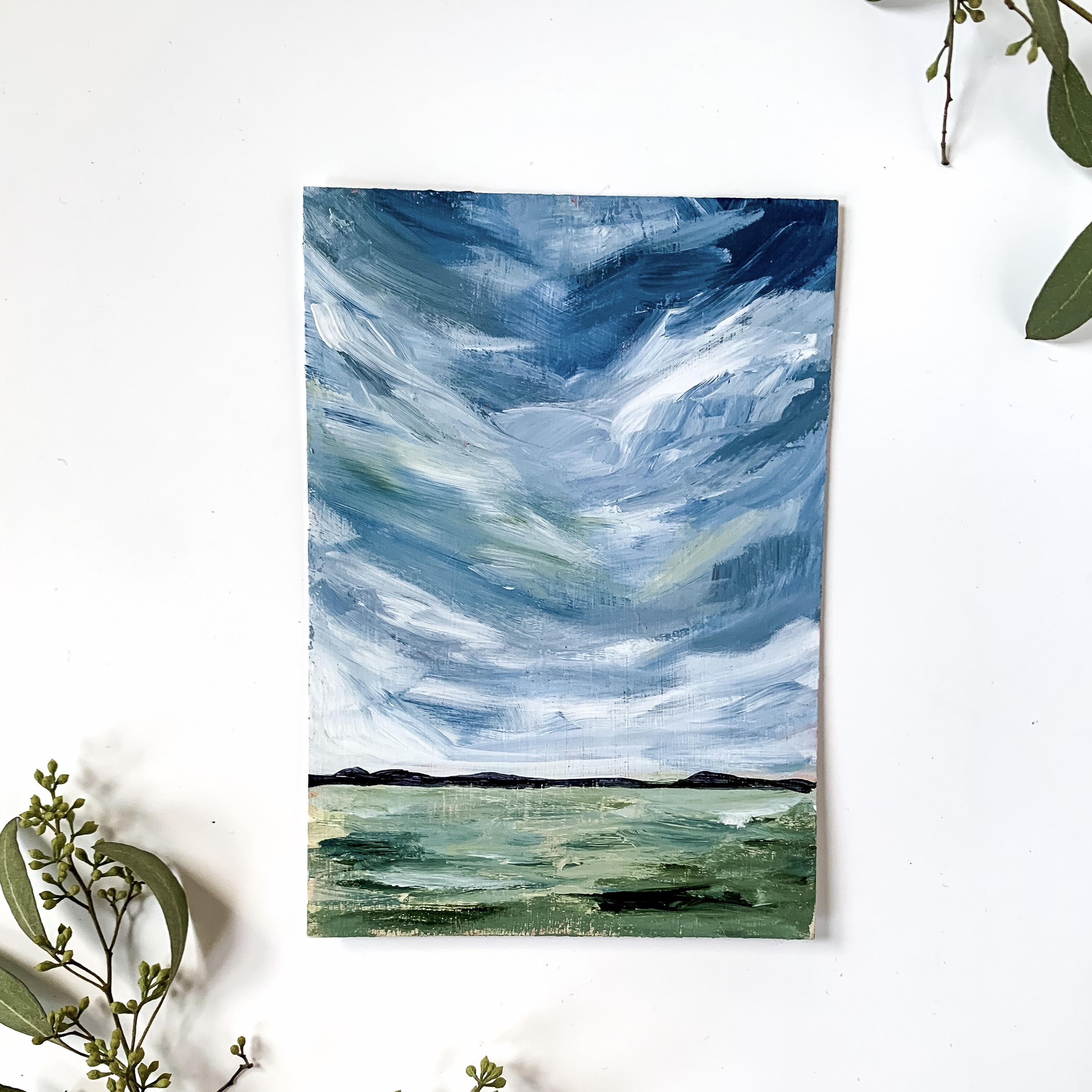 acrylic landscape painting