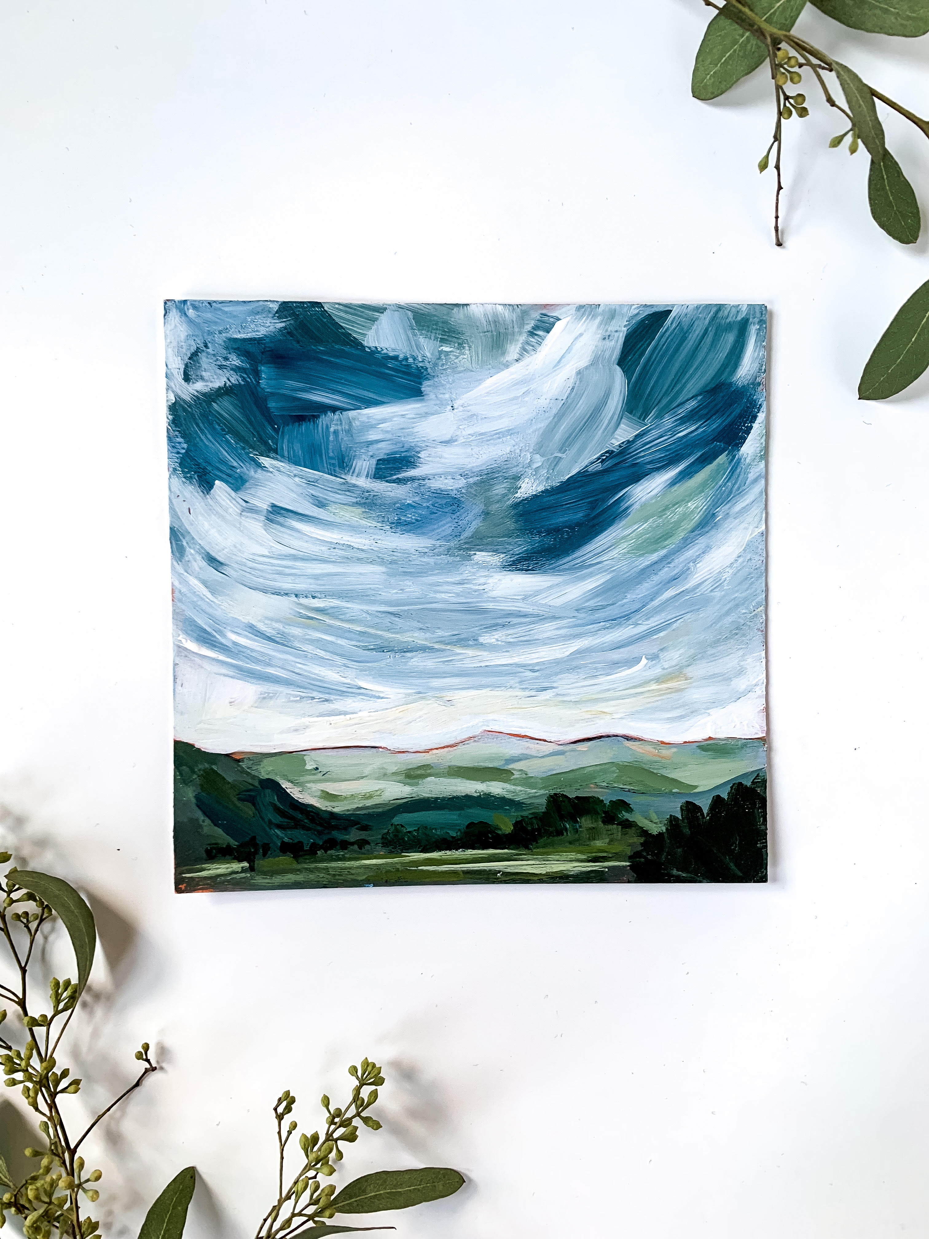 acrylic landscape painting
