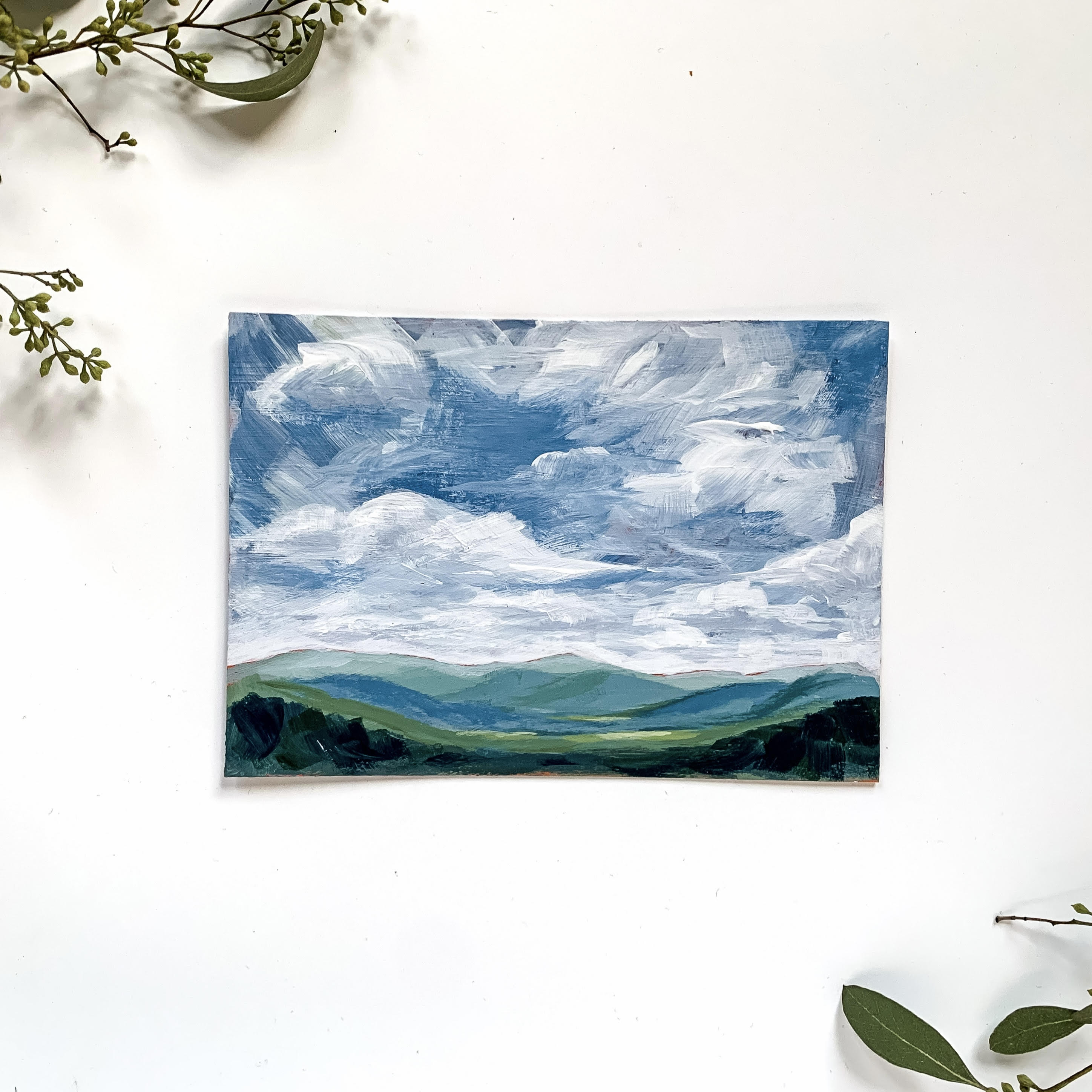 acrylic landscape painting