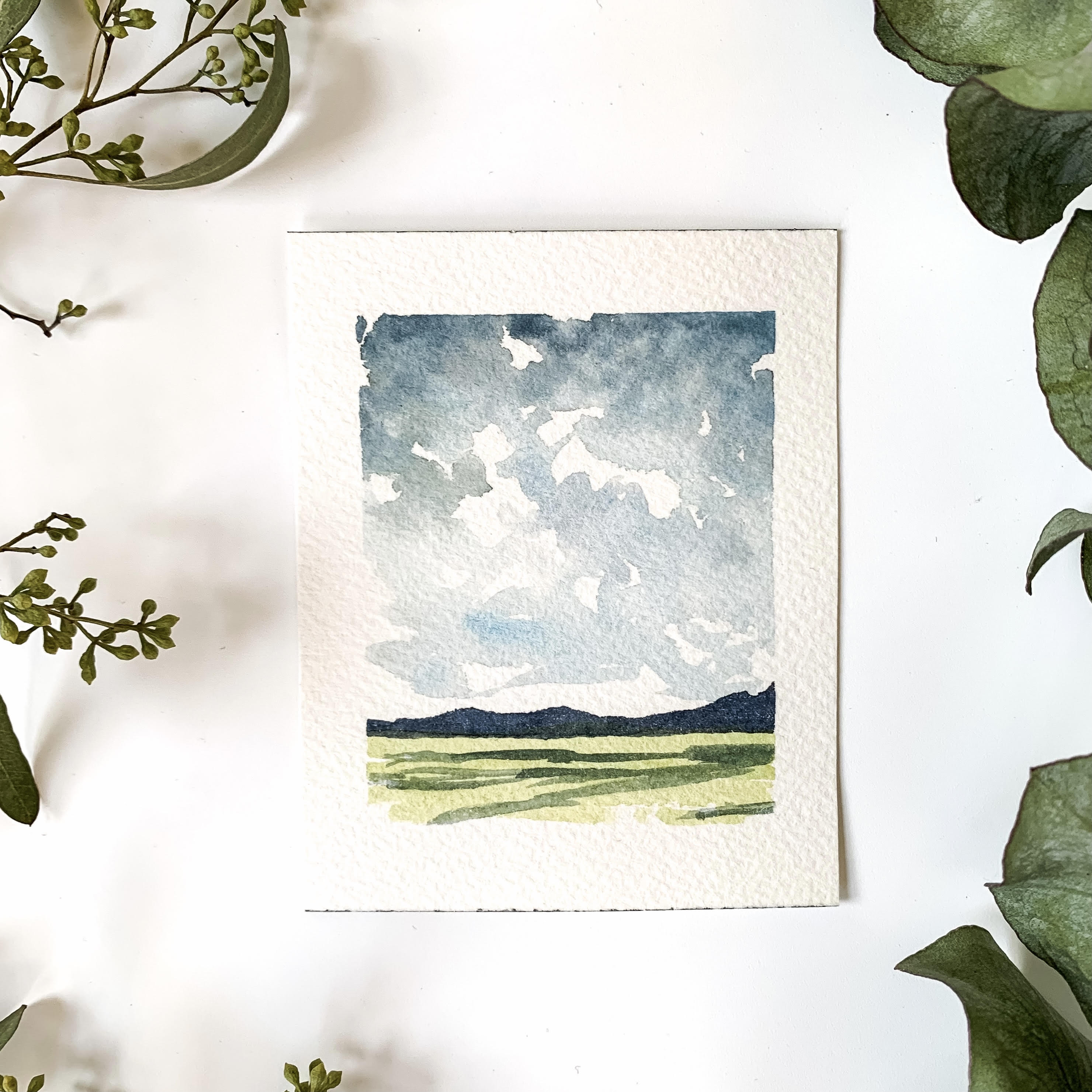 Watercolor Landscape painting